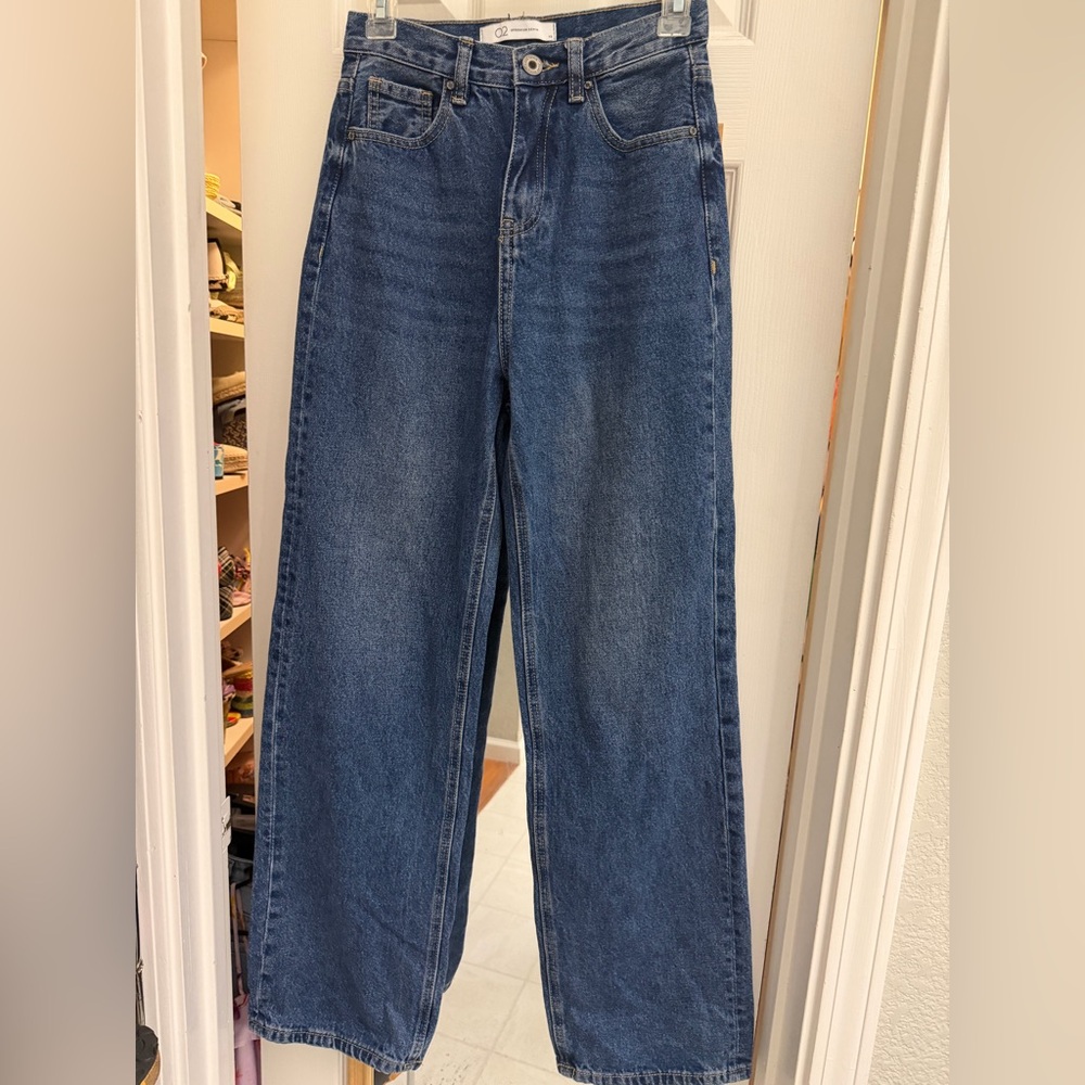 Q2 Premium High‎ Waisted Loose Fit Jeans @@